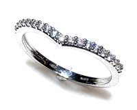 Anello Donna in Oro bianco Cubic Zirconia RIVIER V ZIRC PI N/ZZ 1.80 B